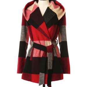 Plaid Kismet belted jacket